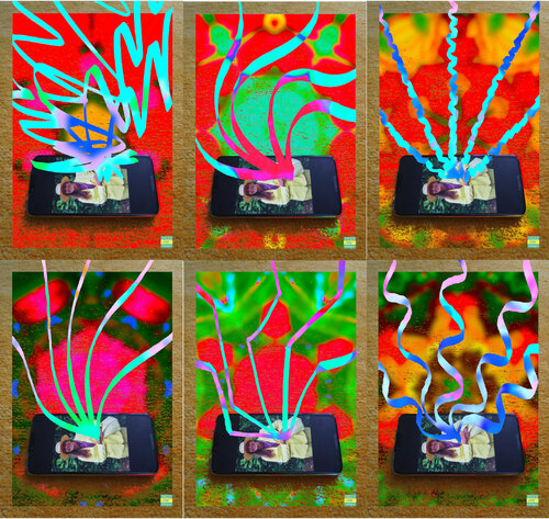 Supra Energy Forms 6 parted Ensemble No. 3 van Silke Wolff, Digitaal te koop op Singulart