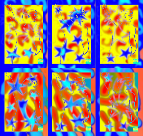 Meta Freddie 6 parted Ensemble No. 3 van Silke Wolff, Digitaal te koop op Singulart