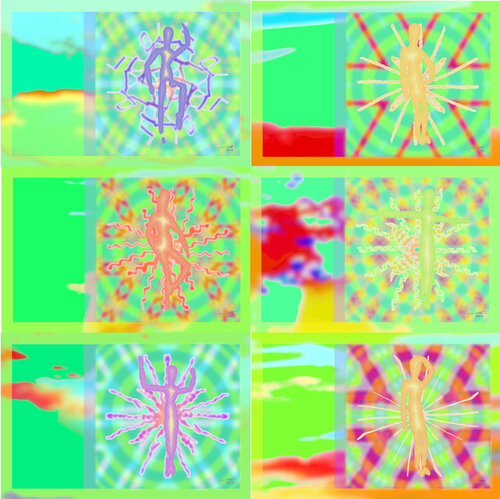 Supra Soul Appears 6 parted Ensemble No. 3 van Silke Wolff, Digitaal te koop op Singulart