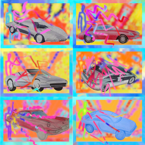 Para Conjure Car 6 parted Ensemble No. 5 van Silke Wolff, Digitaal te koop op Singulart