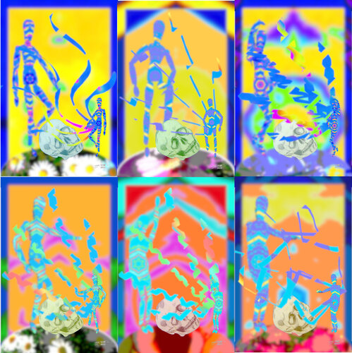 Para Juvenation 6 parted Ensemble No. 5 van Silke Wolff, Digitaal te koop op Singulart