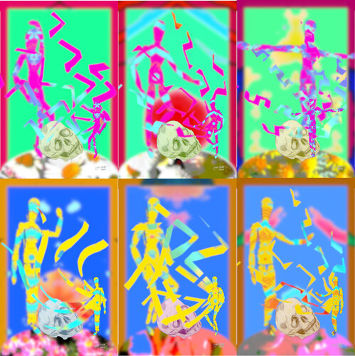 Para Juvenation 6 parted Ensemble No. 6 van Silke Wolff, Digitaal te koop op Singulart