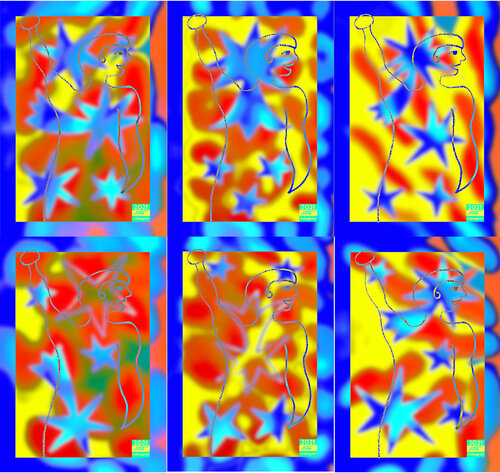 Meta Freddie 6 parted Ensemble No. 5 van Silke Wolff, Digitaal te koop op Singulart