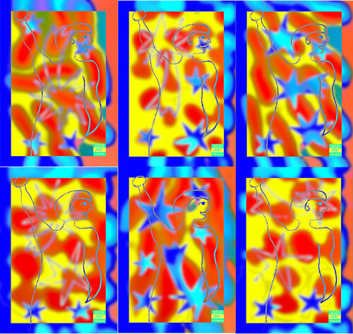 Meta Freddie 6 parted Ensemble No. 6 van Silke Wolff, Digitaal te koop op Singulart