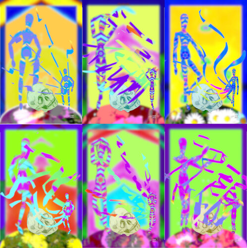 Para Juvenation 6 parted Ensemble No. 9 van Silke Wolff, Digitaal te koop op Singulart