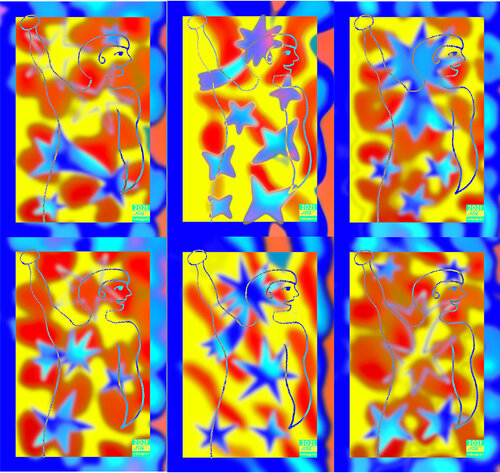 Meta Freddie 6 parted Ensemble No. 9 van Silke Wolff, Digitaal te koop op Singulart
