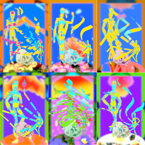 Para Juvenation 6 parted Ensemble No. 10 van Silke Wolff, Digitaal te koop op Singulart