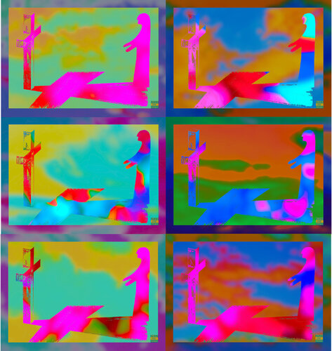 Meta Jesu 6 parted Ensemble No. 10 de Silke Wolff, Digital a la venta en Singulart