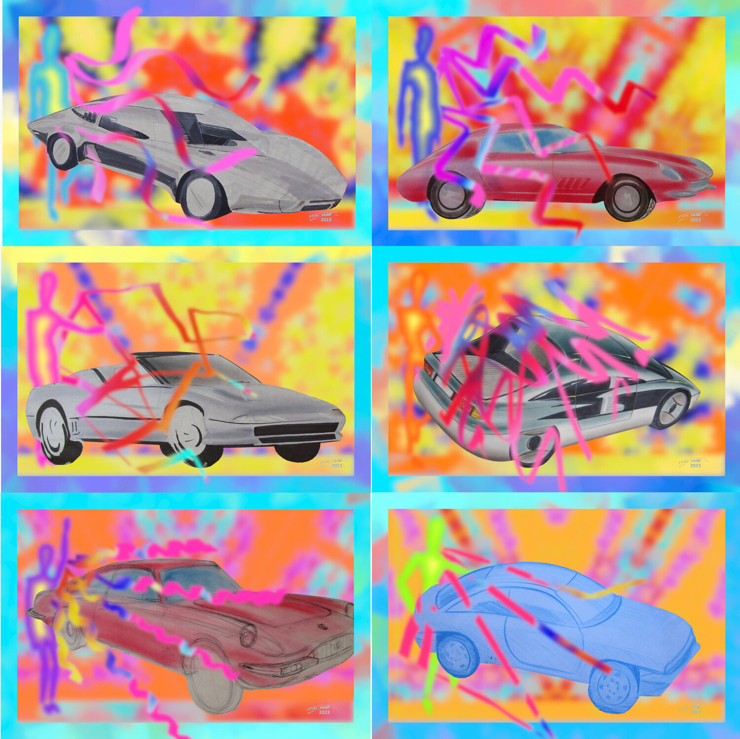 Para Conjure Car 6 parted Ensemble No. 5 Silke Wolff