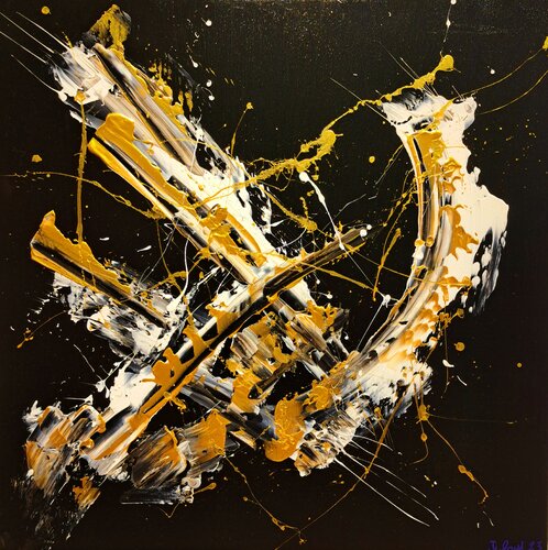 Golden Night van Diego Ramos, Schilderij te koop op Singulart