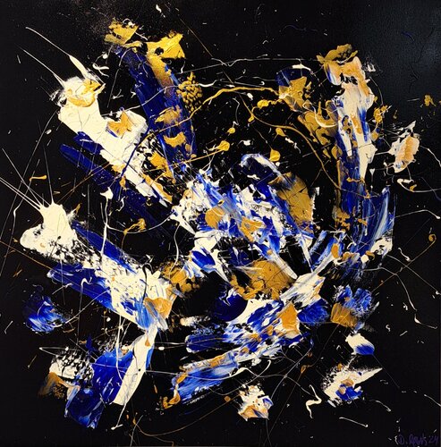 Abstracción de arte profundo D24/23 Diego Ramos