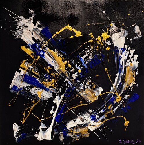 Abstracción de arte profundo D 16/23 van Diego Ramos, Schilderij te koop op Singulart