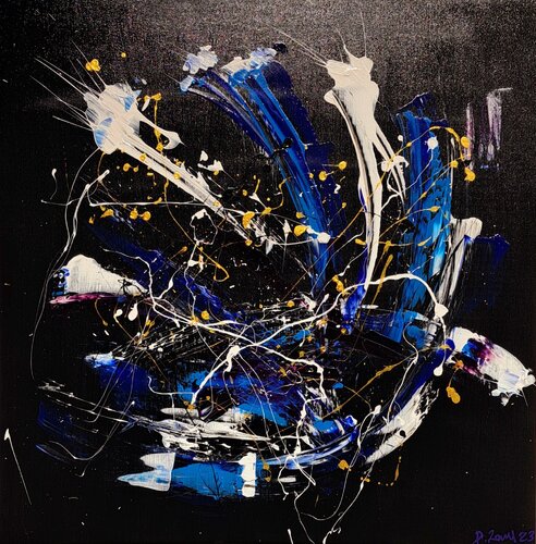 Abstracción de arte profundo D04/23 van Diego Ramos, Schilderij te koop op Singulart