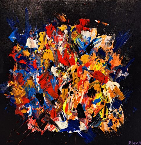 Abstracción de arte profundo D08/23 di Diego Ramos, Pittura in vendita su Singulart