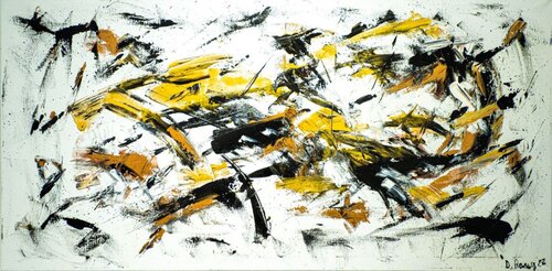 Kioto Dorado van Diego Ramos, Schilderij te koop op Singulart
