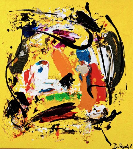 El Payaso Chiflado di Diego Ramos, Pittura in vendita su Singulart