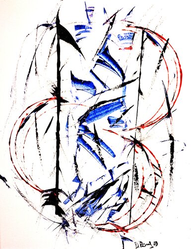 Duelo de Samuráis 2 van Diego Ramos, Schilderij te koop op Singulart