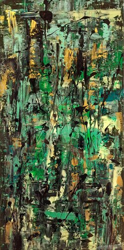 Silencio verde en el bosque van Diego Ramos, Schilderij te koop op Singulart