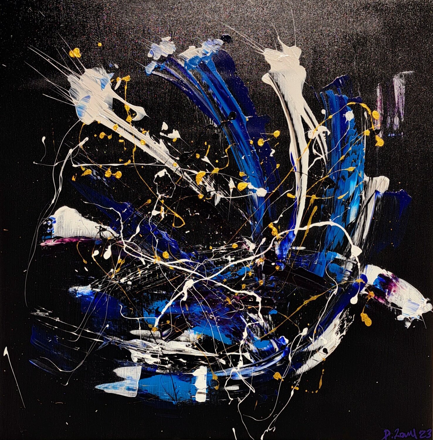 Abstracción de arte profundo D04/23 Diego Ramos