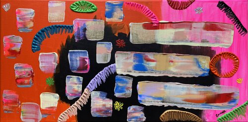 Happy Concentration van Eva Zauner, Schilderij te koop op Singulart