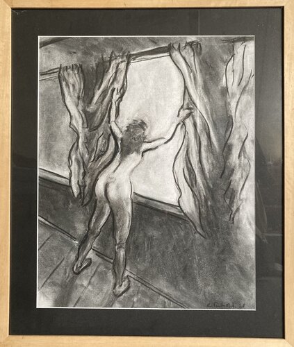 Looking out of the window di Anne-Tjerk Mante, Disegno in vendita su Singulart