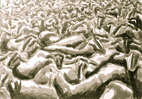 Difficult Sheep II van Anne-Tjerk Mante, Schilderij te koop op Singulart