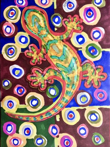 Gekko von Anne-Tjerk Mante, Zeichnungen kaufen auf Singulart