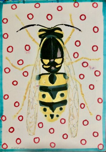 Wasp van Anne-Tjerk Mante, Tekening te koop op Singulart