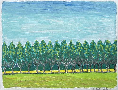 Rhythm of the Trees I de Anne-Tjerk Mante, Dibujo a la venta en Singulart