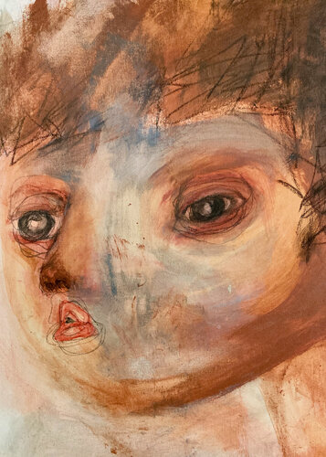 Portrait einer unbekannten Frau by Sara-Lena Moellenkamp, Painting for Sale on Singulart