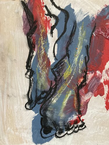 Schritte by Sara-Lena Moellenkamp, Painting for Sale on Singulart