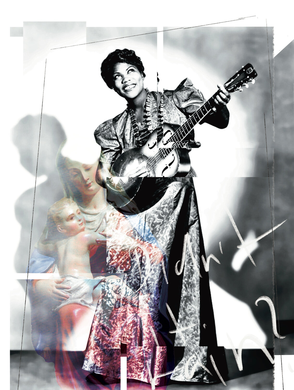 RebElles - Collage Rosetta Tharpe Sara-Lena Moellenkamp