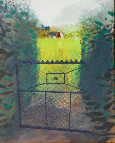 Inbetween - Summer Nights van Susie Wright, Schilderij te koop op Singulart