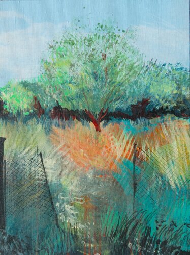 Inbetween - Orchard van Susie Wright, Schilderij te koop op Singulart