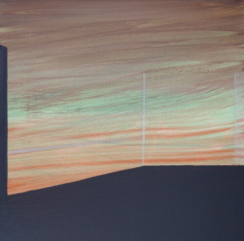 Earth Day - Brown Sky van Susie Wright, Schilderij te koop op Singulart