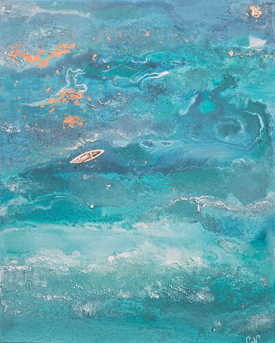 Blue Dream von Camila Noris, Malerei kaufen auf Singulart