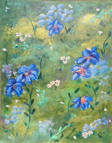 Spring in my town van Camila Noris, Werk op papier te koop op Singulart