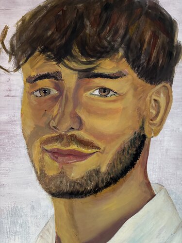 Léo by Franck Maunoury, Painting for Sale on Singulart