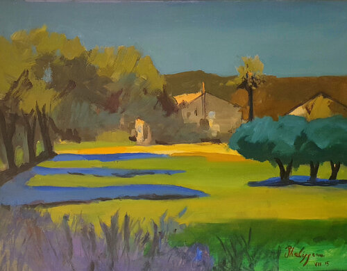 Le moulin d'Opio di Michel Phelippeau, Pittura in vendita su Singulart
