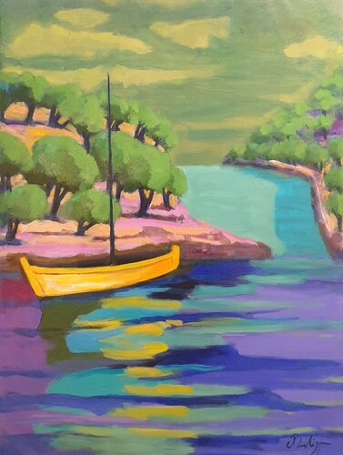 Embarquement immediat by Michel Phelippeau, Painting for Sale on Singulart