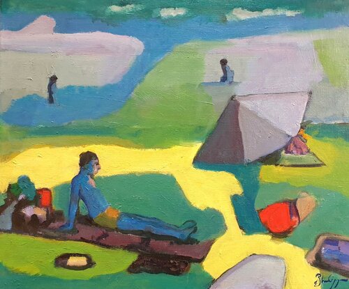 Un brin de soleil di Michel Phelippeau, Pittura in vendita su Singulart