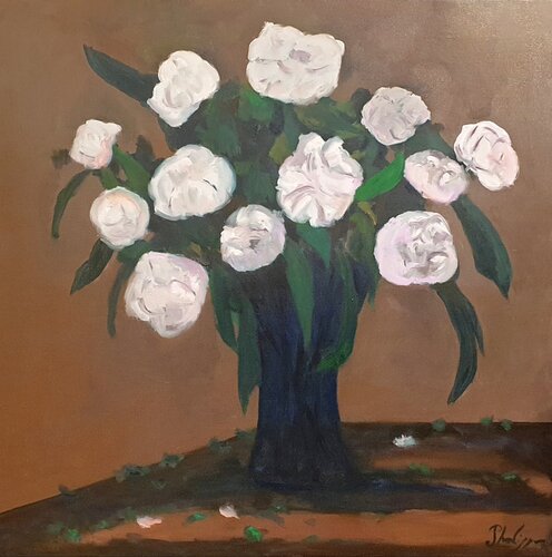 Les pivoines von Michel Phelippeau, Malerei kaufen auf Singulart