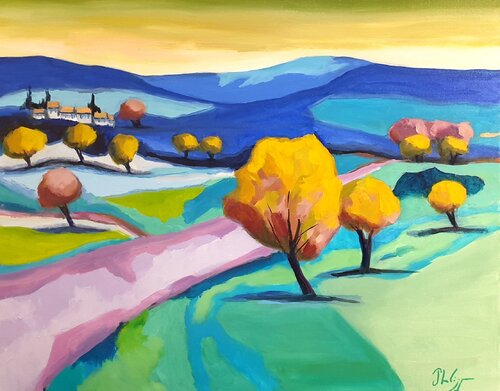 Sensuel automne di Michel Phelippeau, Pittura in vendita su Singulart