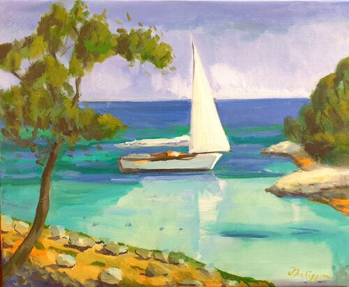 La calanque de Michel Phelippeau, Pintura a la venta en Singulart