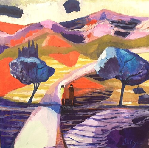 Eclipse matinale by Michel Phelippeau, Painting for Sale on Singulart