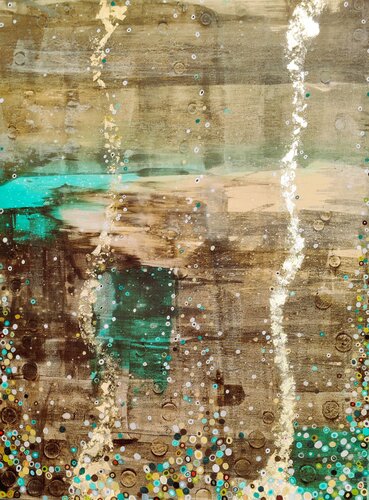 Bulles Champagne di Christine Fiala, Pittura in vendita su Singulart