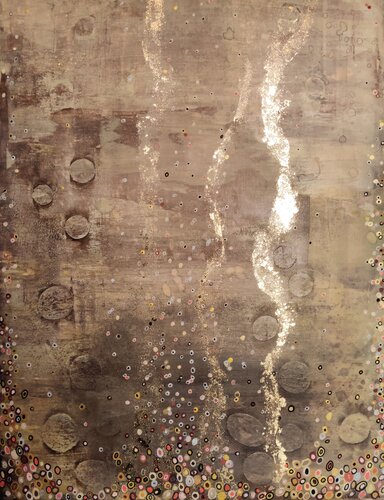 Bulles Champagne di Christine Fiala, Pittura in vendita su Singulart