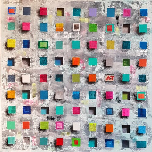 3D Bleu di Christine Fiala, Altri media in vendita su Singulart