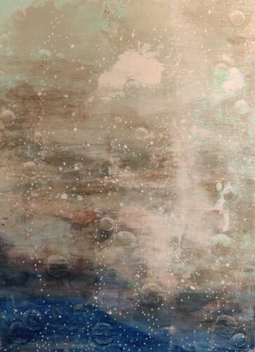 Bulles Bleues di Christine Fiala, Pittura in vendita su Singulart