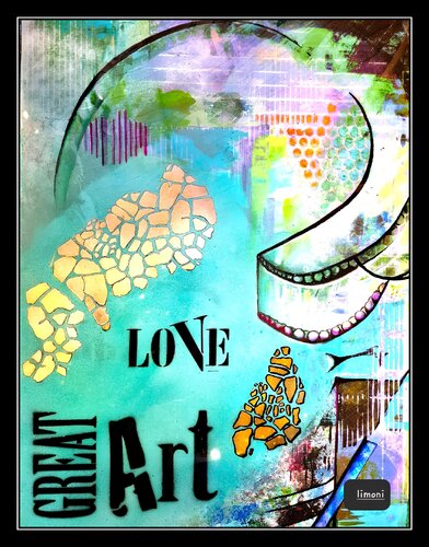 Love art van Monika Linard, Schilderij te koop op Singulart